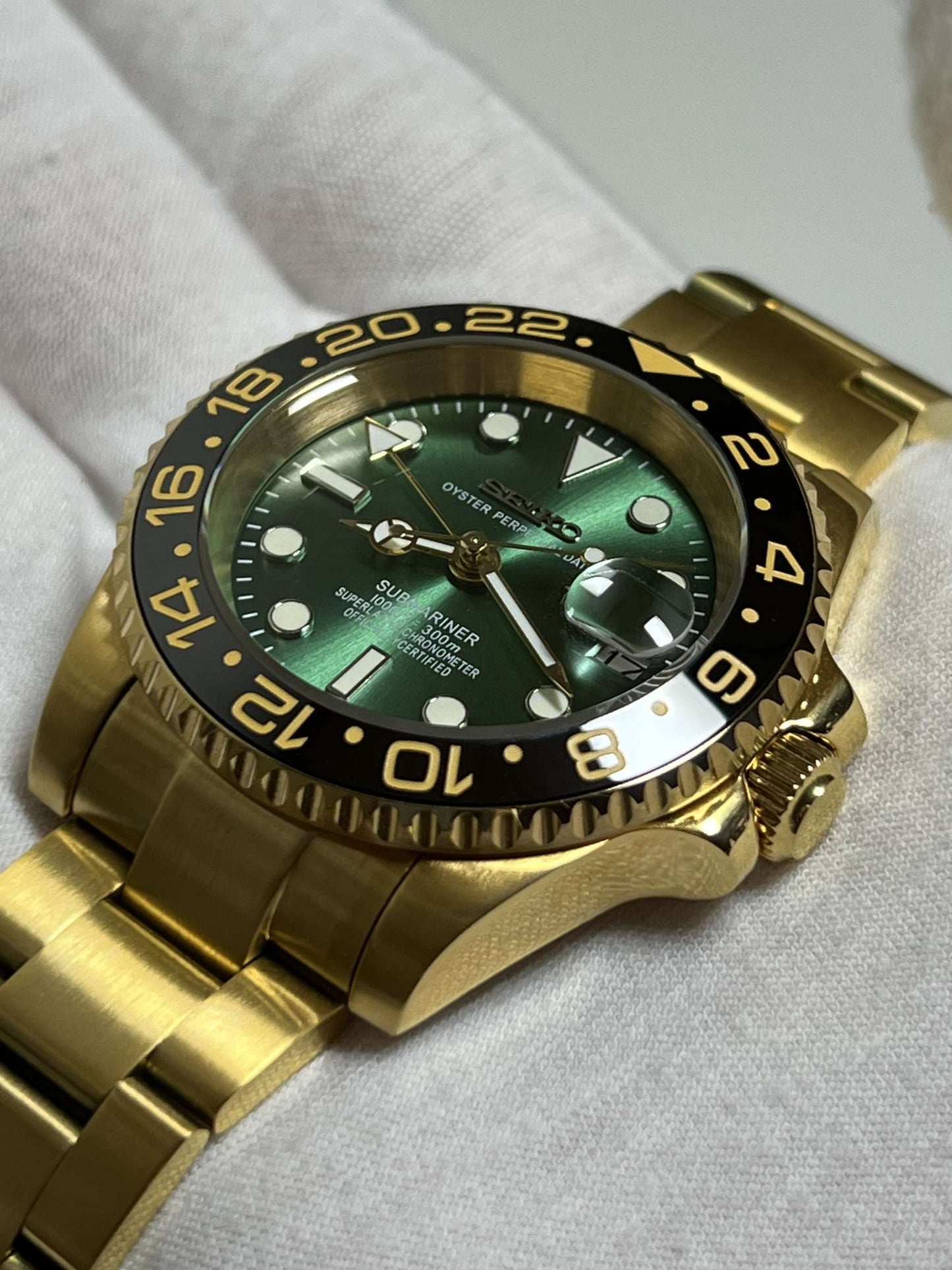 Gold "Money Dial" GMT Mod (Pre Order)