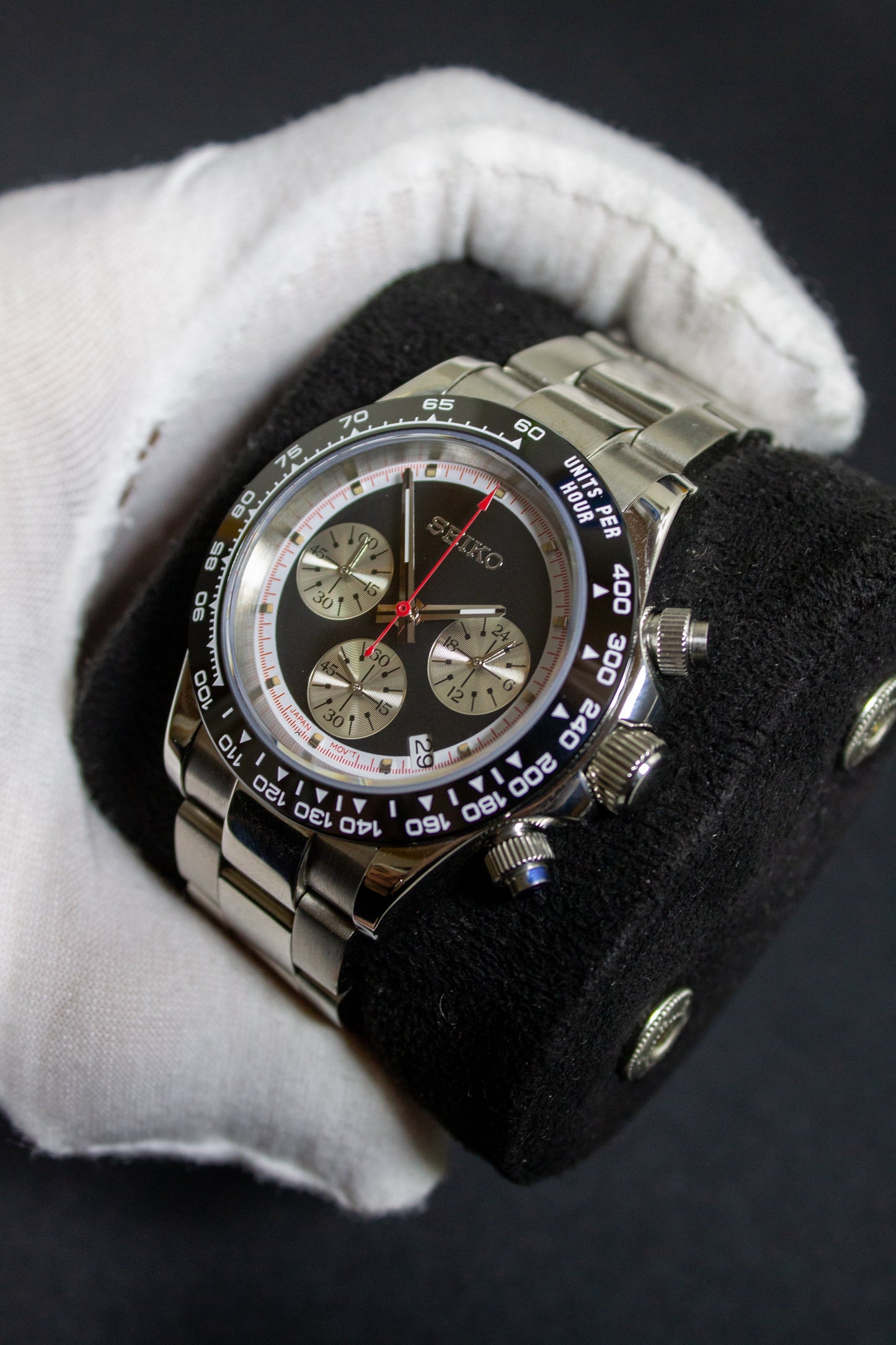 Black Paul Newman Daytona Mod (Pre Order)