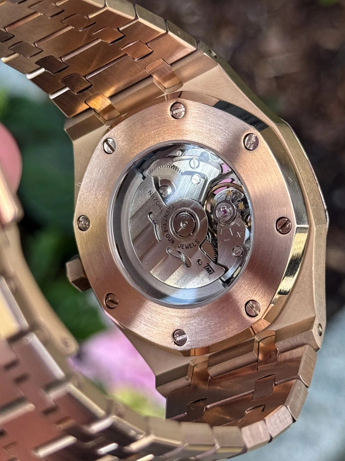 Rosegold "Skeleton" Royal Oak Mod (Pre Order)