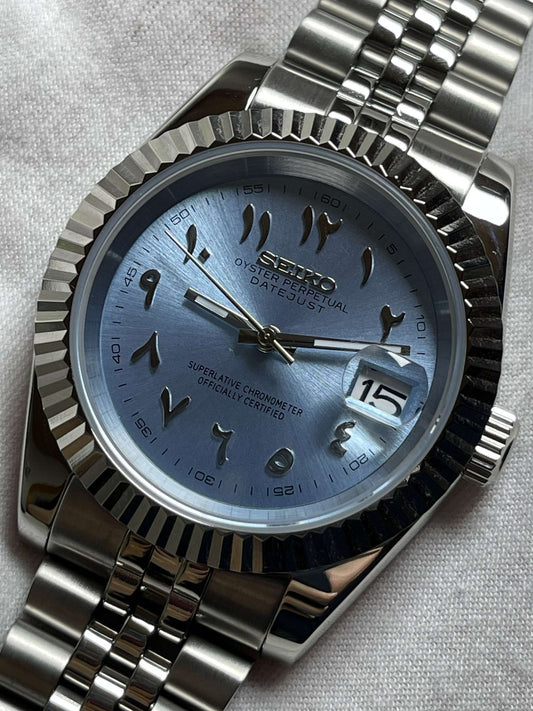 Light Blue "Arabic" Datejust Mod (Pre Order)