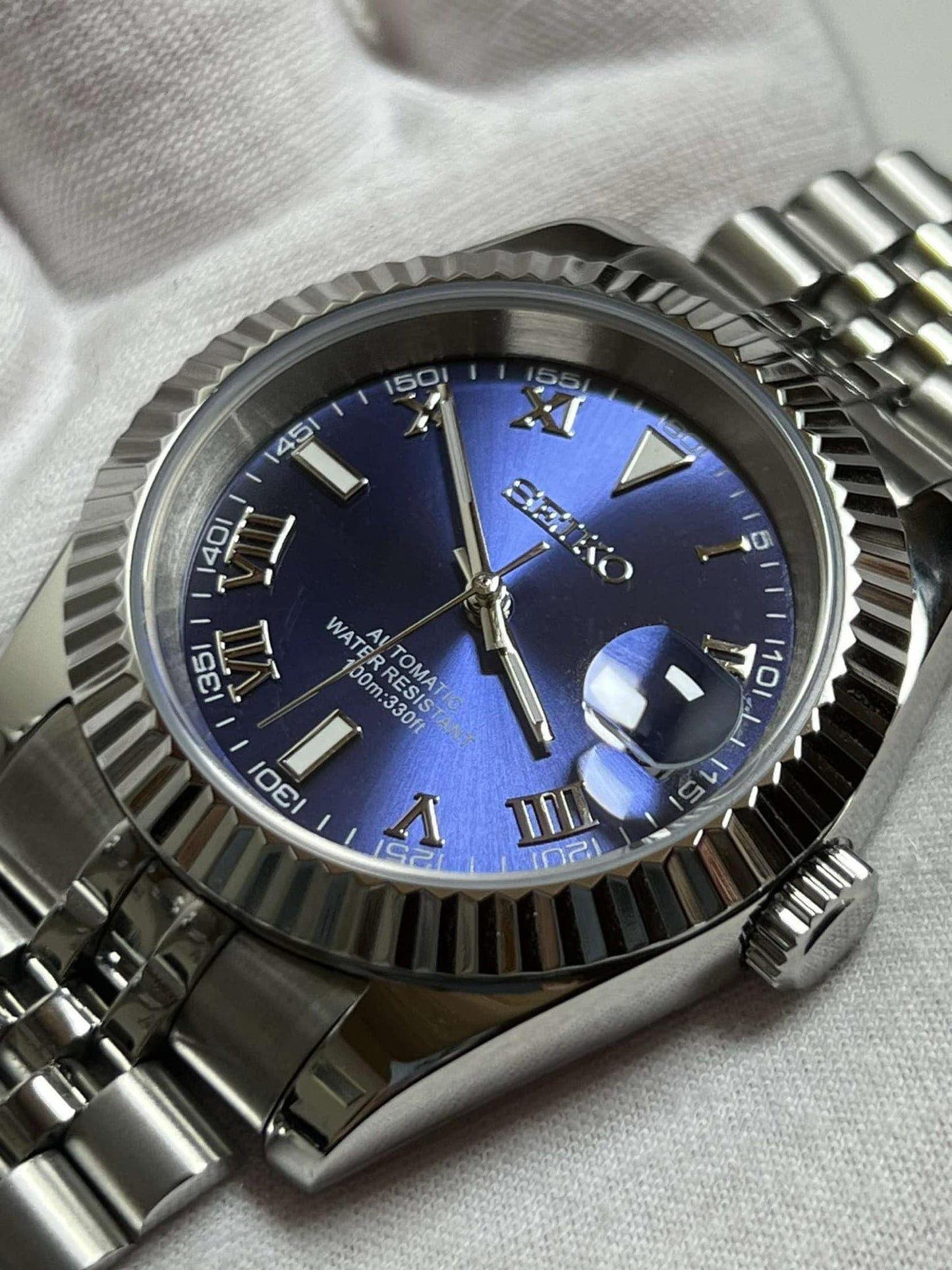 "Blue Roman" Datejust Mod