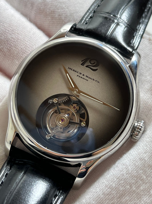 Merkur Gradiant Black Tourbillion 42MM