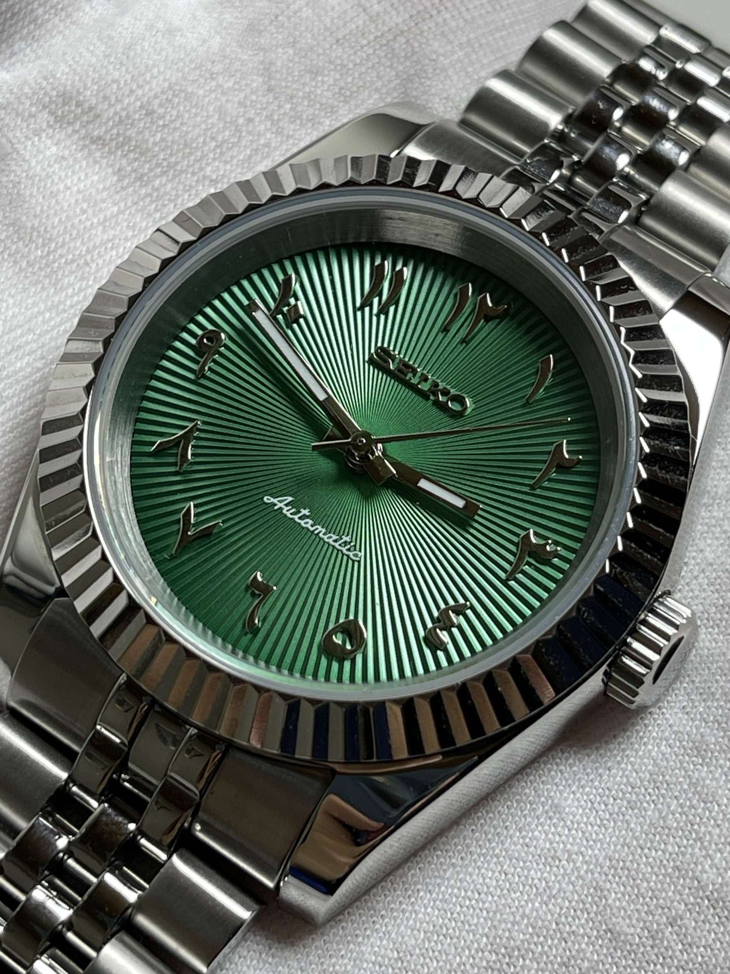 Green "Arabic" Datejust Mod