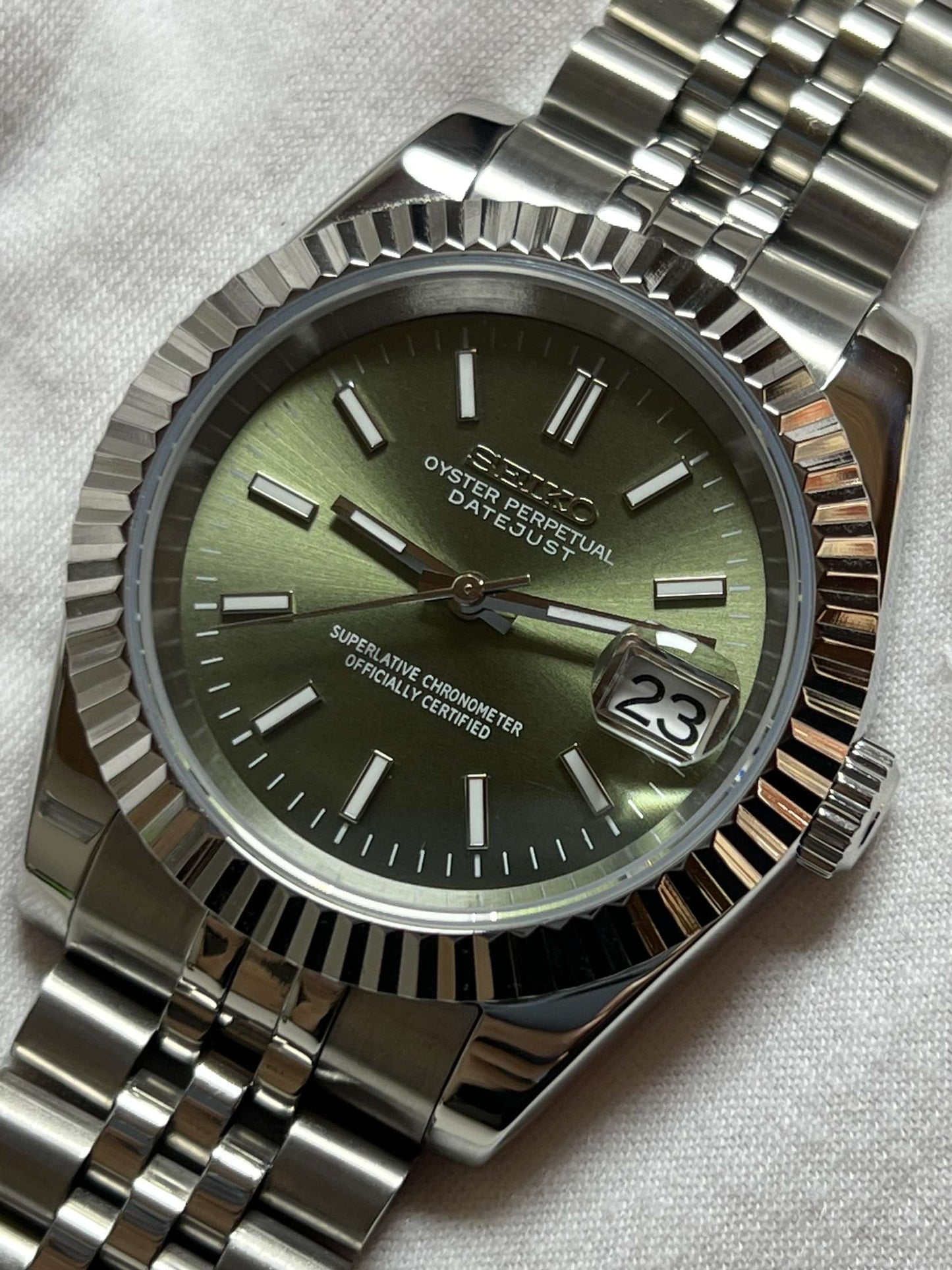 "Olive" Datejust Mod (Pre Order)