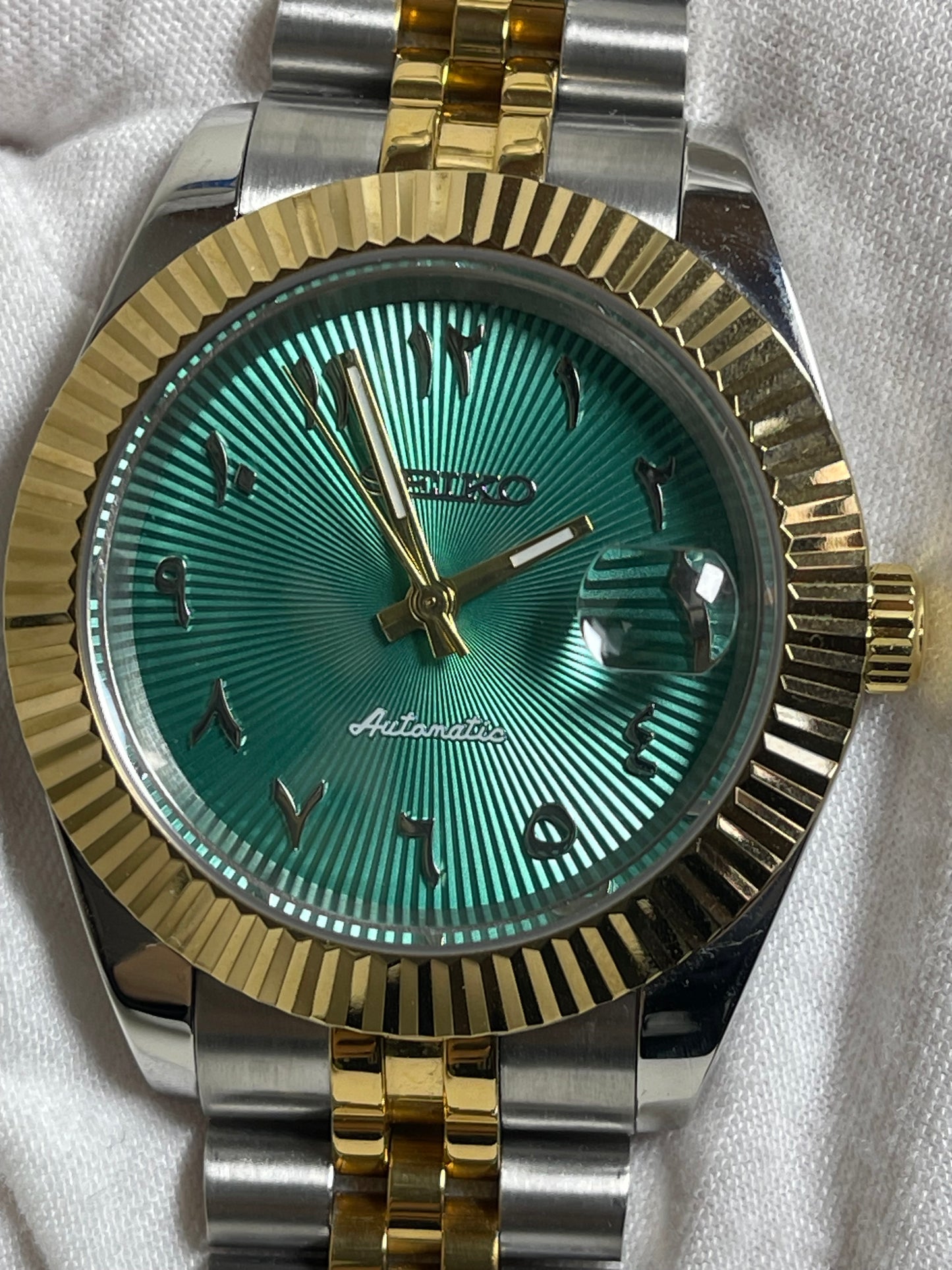 Two Tone Arabic Datejust Mod (Pre Order)