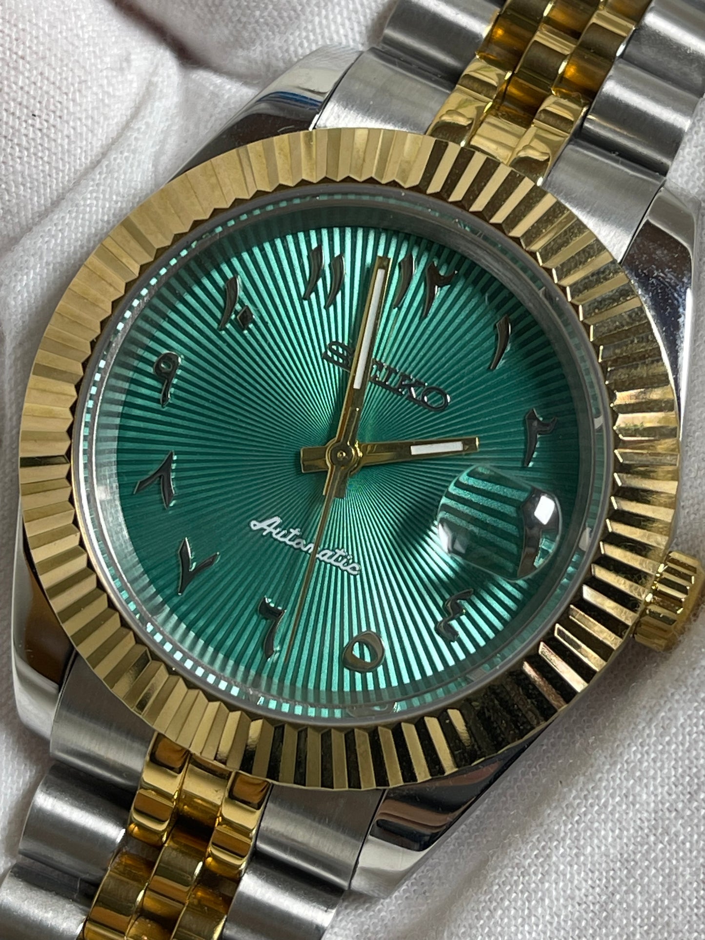 Two Tone Arabic Datejust Mod (Pre Order)