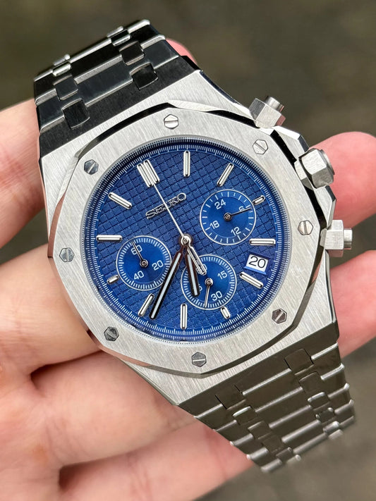 Blue Royal Oak Chronograph Mod (Pre Order)