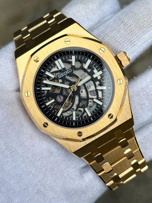 Gold "Skeleton" Royal Oak Mod (Pre Order)