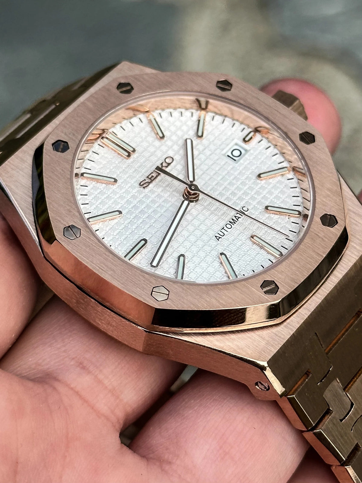Rosegold White Royal Oak Mod (Pre Order)