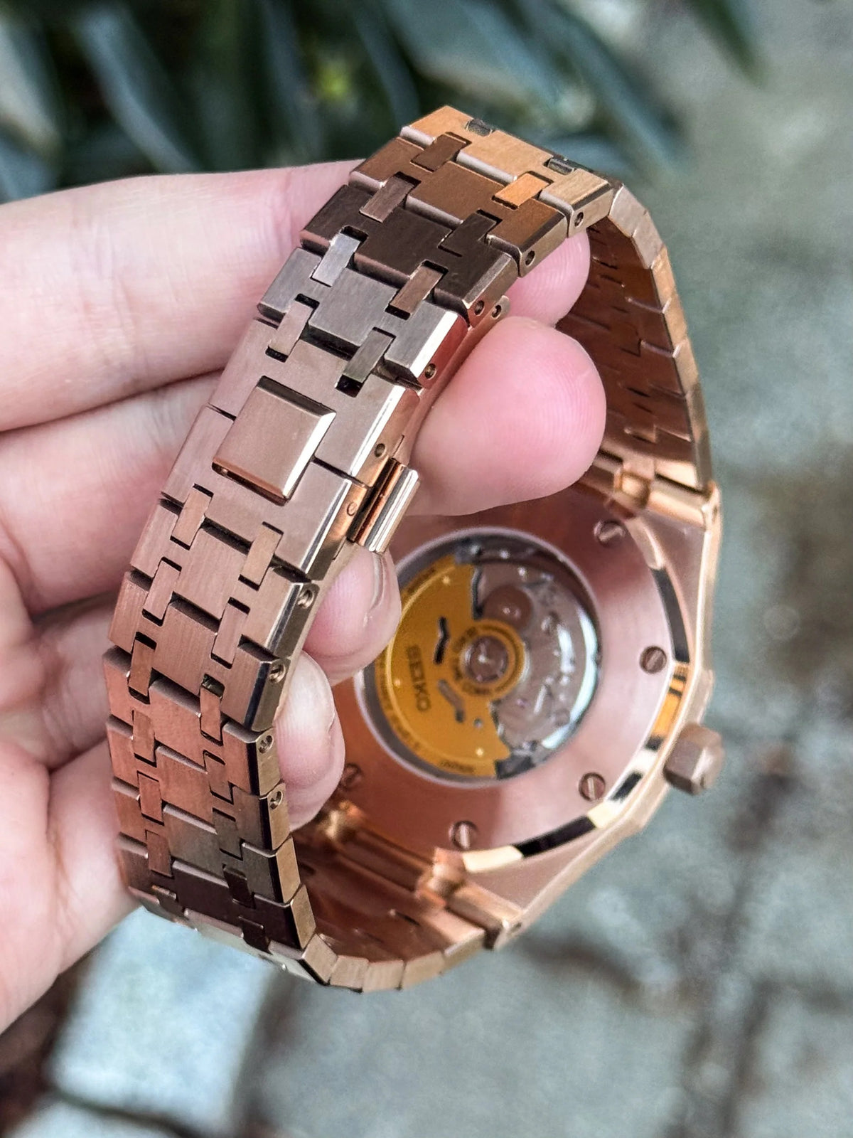 Rosegold Black Royal Oak Mod (Pre Order)