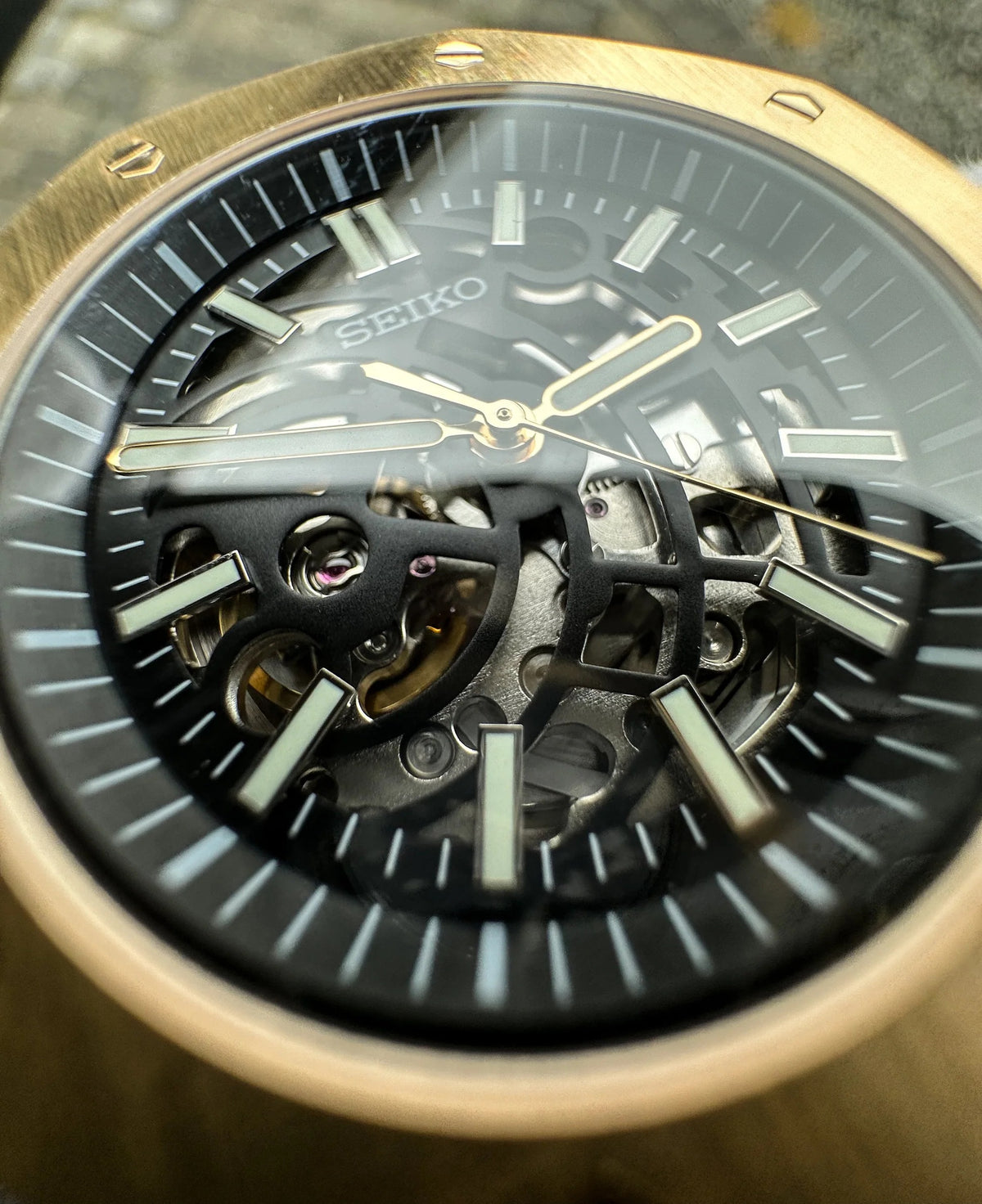 Gold "Skeleton" Royal Oak Mod (Pre Order)