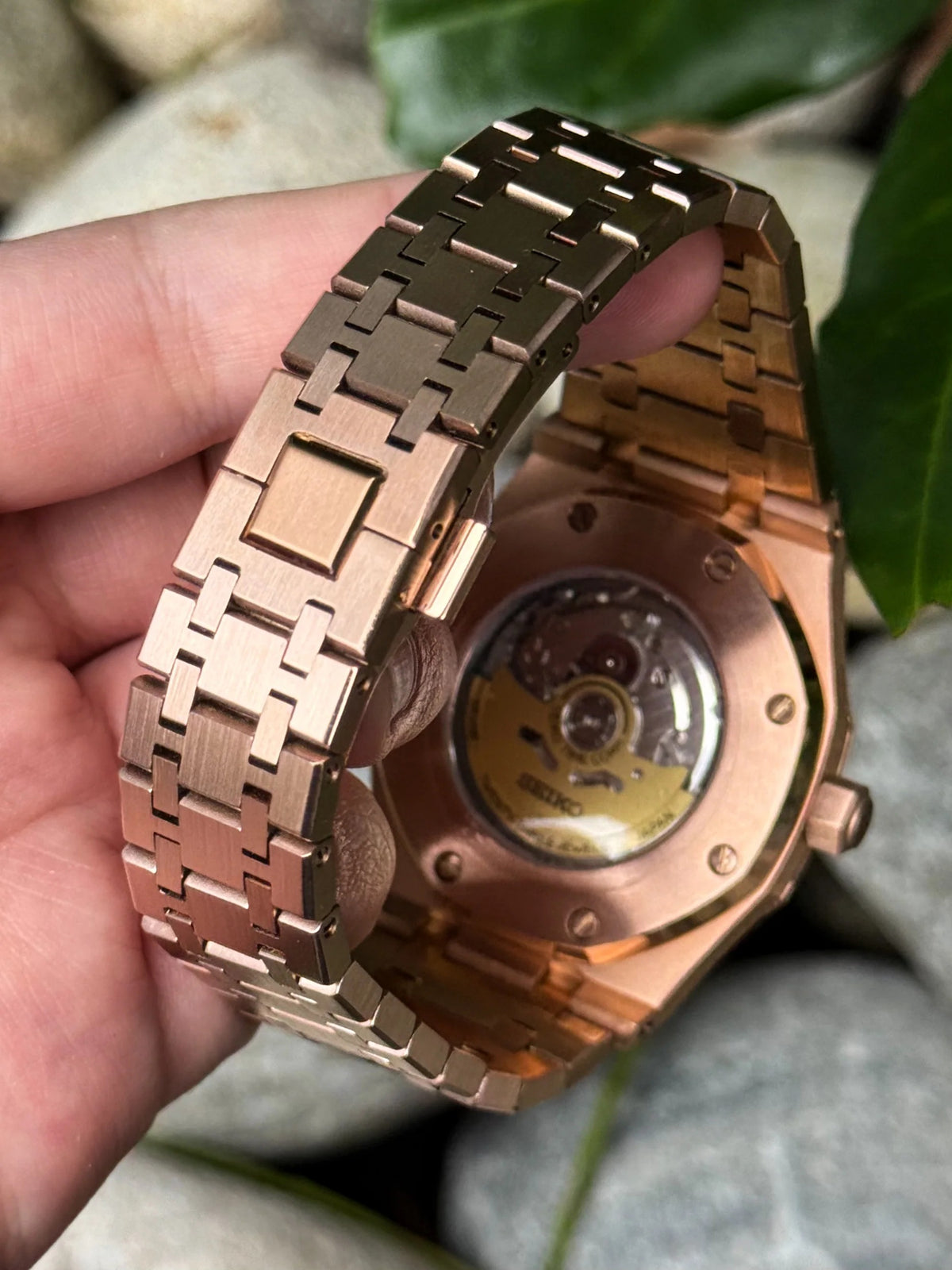 Rosegold Blue Royal Oak Mod (Pre Order)
